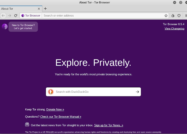 Tor Browser in Kali Linux Tor Browser in Kali Linux
