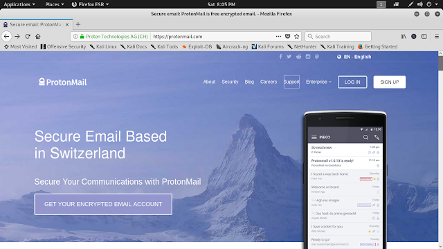 Protonmail kali linux encrypted mails Protonmail kali linux encrypted mails