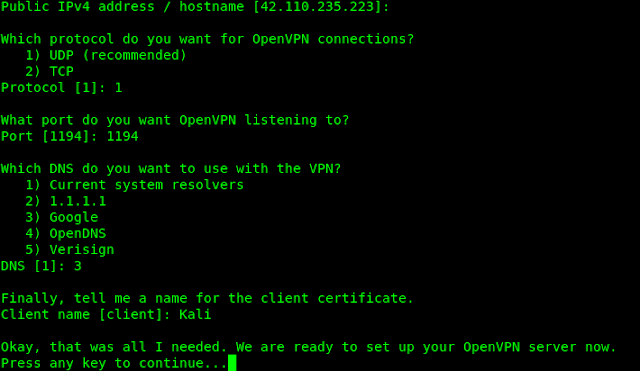 How to set up own VPN server on Kali Linux using OpenVPN How to set up own VPN server on Kali Linux using OpenVPN