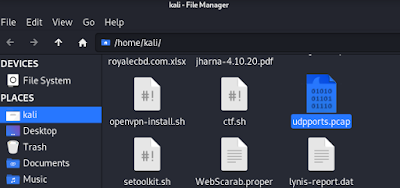 unicornscan saved PCAP file unicornscan saved PCAP file