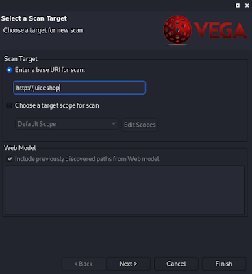 Vega new scan target Vega new scan target