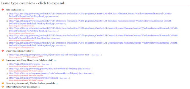 vulnerabilities found by skipfish vulnerabilities found by skipfish