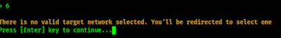 no network selected no network selected