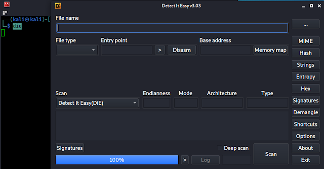 detect it easy graphical user interface detect it easy graphical user interface