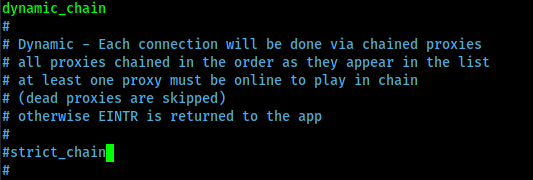 dynamic proxy chain enabled dynamic proxy chain enabled