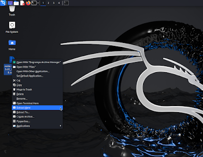 extracting ZIP file on Kali Linux extracting ZIP file on Kali Linux