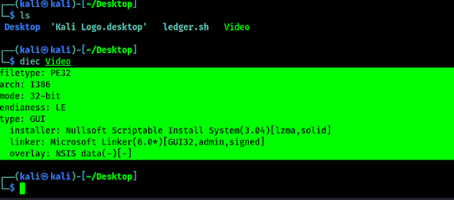 file type detected by detect it easy file type detected by detect it easy