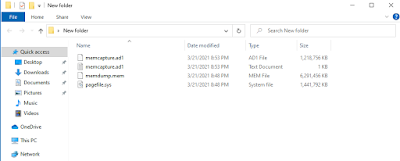 FTK Imager captured RAM dump FTK Imager captured RAM dump