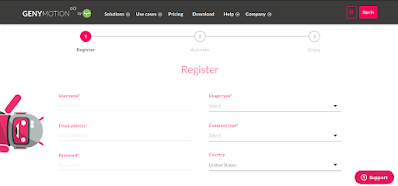 genymotion account registation genymotion account registation