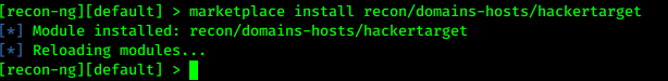 hackertarget module install hackertarget module install