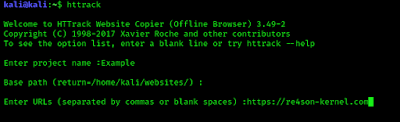making offline copy of a website