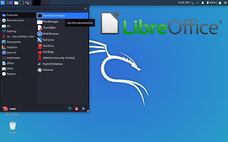 libreoffice in Kali Linux libreoffice in Kali Linux