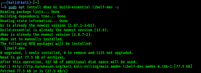 install dependecies on kali linux install dependecies on kali linux