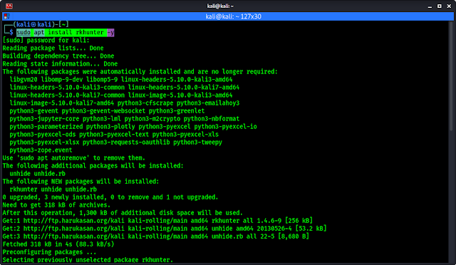 installing rkhunter on kali linux installing rkhunter on kali linux