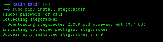 installing stegcracker on kali linux
