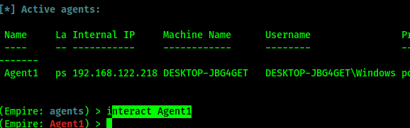 intarect with agent intarect with agent