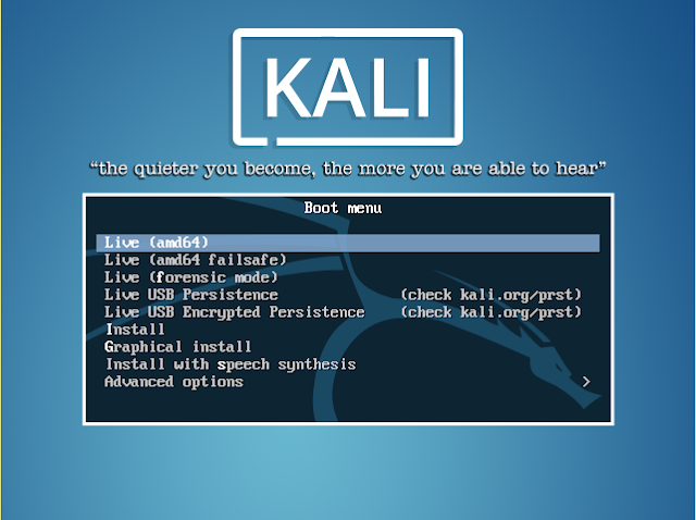 Kali Linux live bootable usb Kali Linux live bootable usb