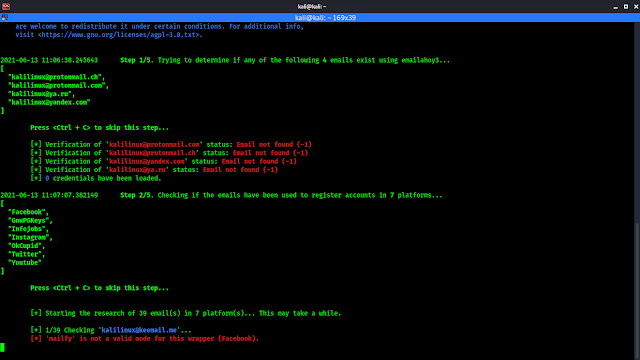 mailfy on osrframework mailfy on osrframework
