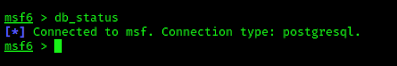 metasploit database connection metasploit database connection