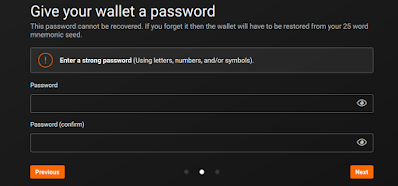Monero wallet choose password Monero wallet choose password