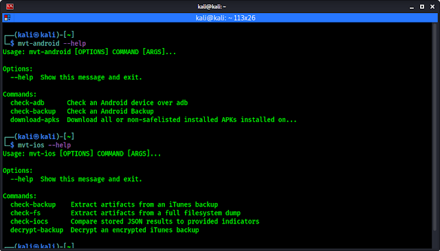 options to run MVT aginst pegasys spyware options to run MVT aginst pegasys spyware