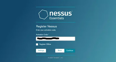 Nessus sends activation code Nessus sends activation code