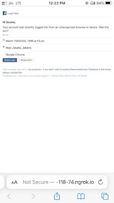 Ngrok site on Mobile