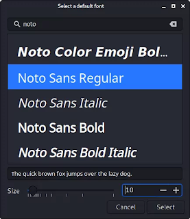 Noto sans regular font in Kali Linux Noto sans regular font in Kali Linux