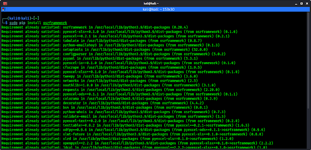 installing osrframework on kali linux installing osrframework on kali linux