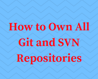 Owning all git repositories Owning all git repositories