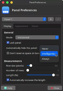 Panel hide intelligntly Panel hide intelligntly