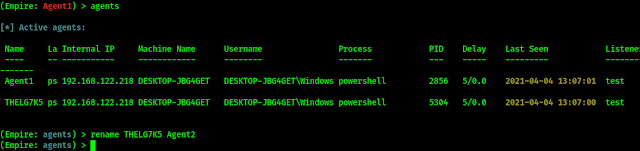 powershell empire new agent rename powershell empire new agent rename