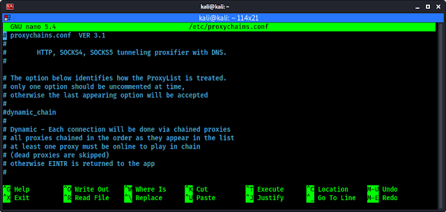 proxychains configuration file proxychains configuration file
