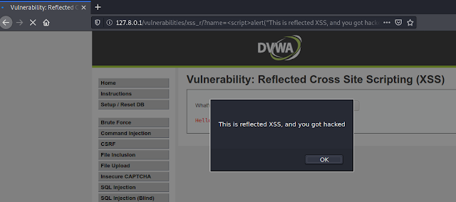 reflected XSS reflected XSS