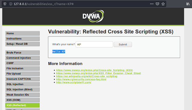 reflected xss reflecting name reflected xss reflecting name