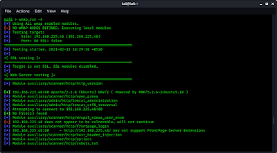 scanning site using wmap on metasploit scanning site using wmap on metasploit