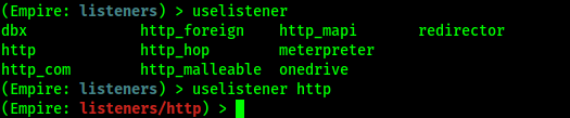 starting http listener starting http listener