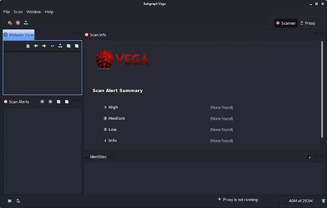vega installed in Kali Linux 2020 vega installed in Kali Linux 2020
