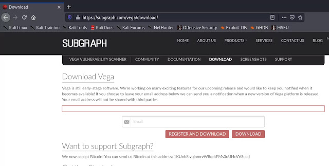 Vega download from offficeal website Vega download from offficeal website