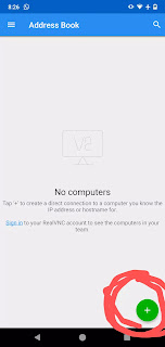 Creating a new connection on VNC Viewer Creating a new connection on VNC Viewer