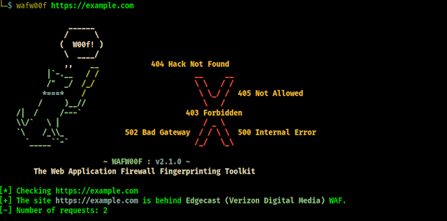 wafw00f output wafw00f output