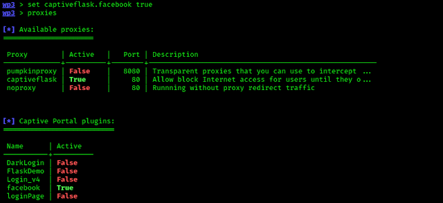 set facebook plugin true in wifipumpkin3
