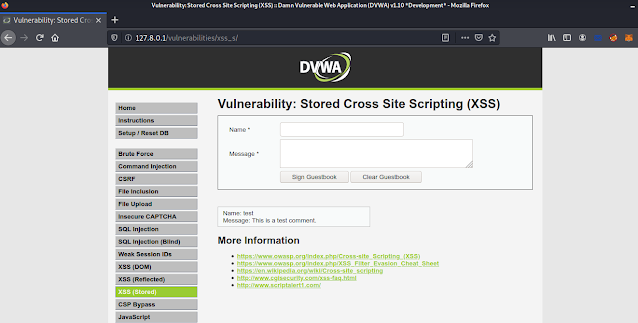 storage based XSS example storage based XSS example